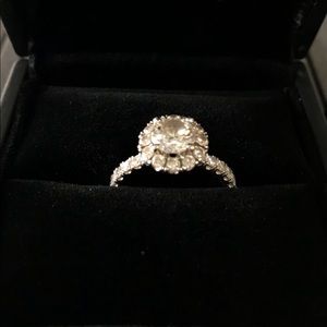 Real 14 k diamond ring!